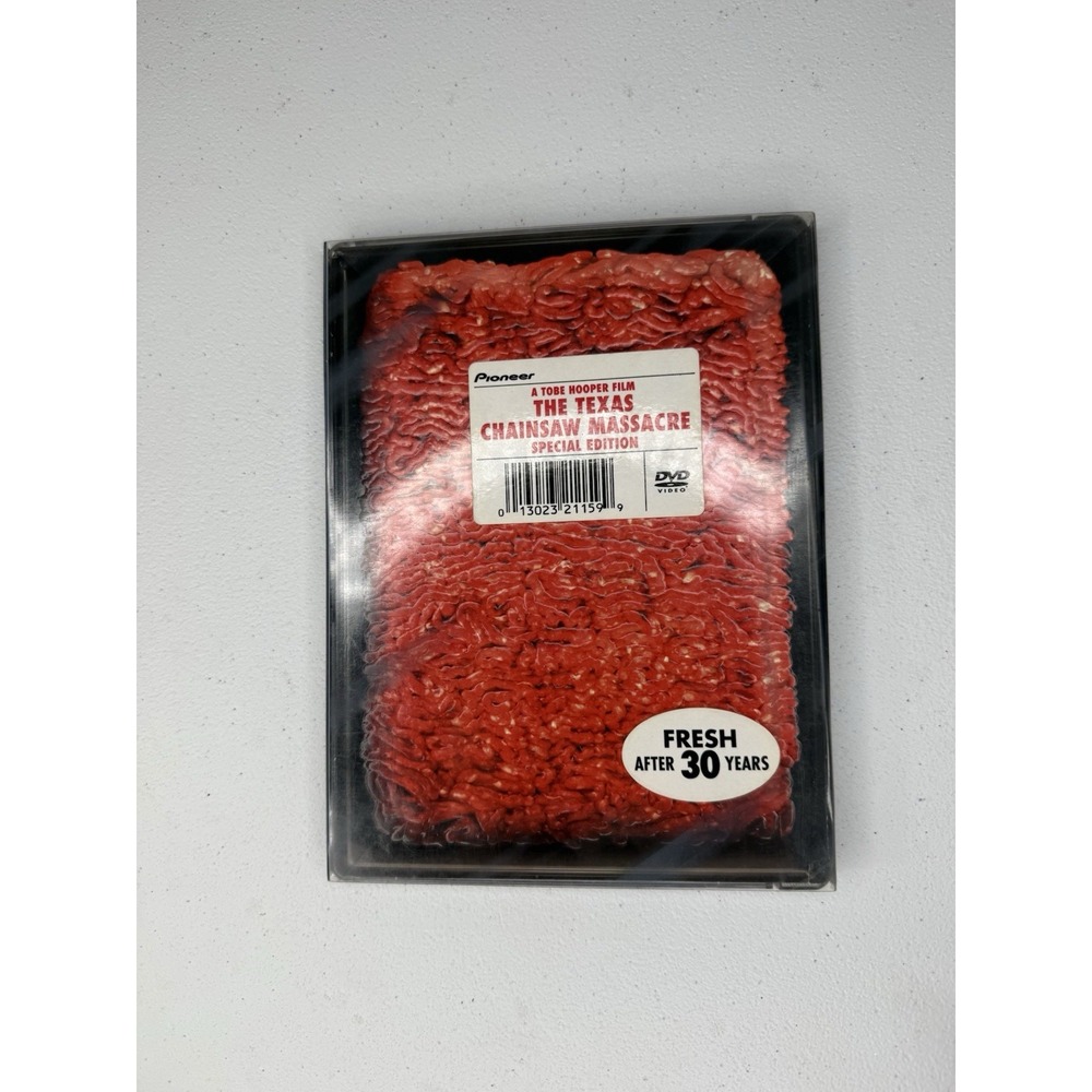 (1974) The Texas Chainsaw Massacre DVD Special Edition Ground Beef Case Pioneer